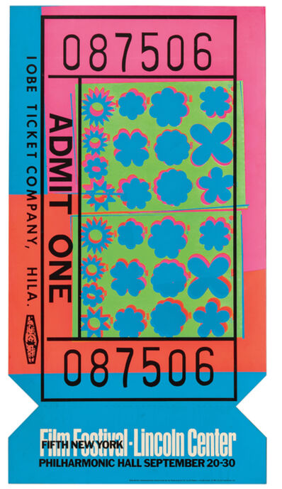 Lincoln Center Ticket Andy Warhol, ‘Lincoln Center Ticket’, 1967