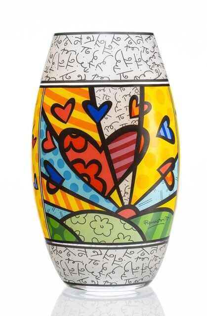 HEART ROMERO BRITTO 5 Piece PACKING CUBE SET A NEW DAY 