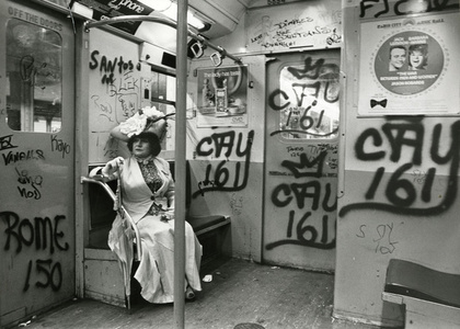 Editta Sherman on the Subway