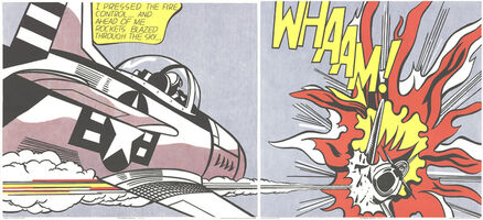 Roy Lichtenstein | Whaam! (diptych) (1967) | Artsy