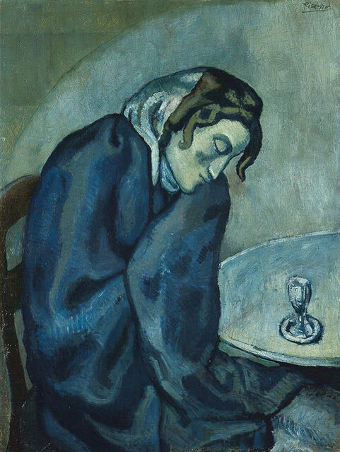 Pablo Picasso Buveuse Assoupie Sleeping Drinker 1902 Artsy