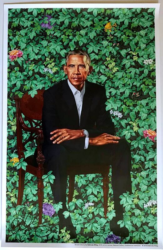 Kehinde Wiley | Barack Obama (Hand Signed) (2018-2020) | Available for Sale | Artsy