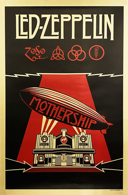 Promote poll There Shepard Fairey | 'Led Zeppelin: Mothership' (2007) | Artsy