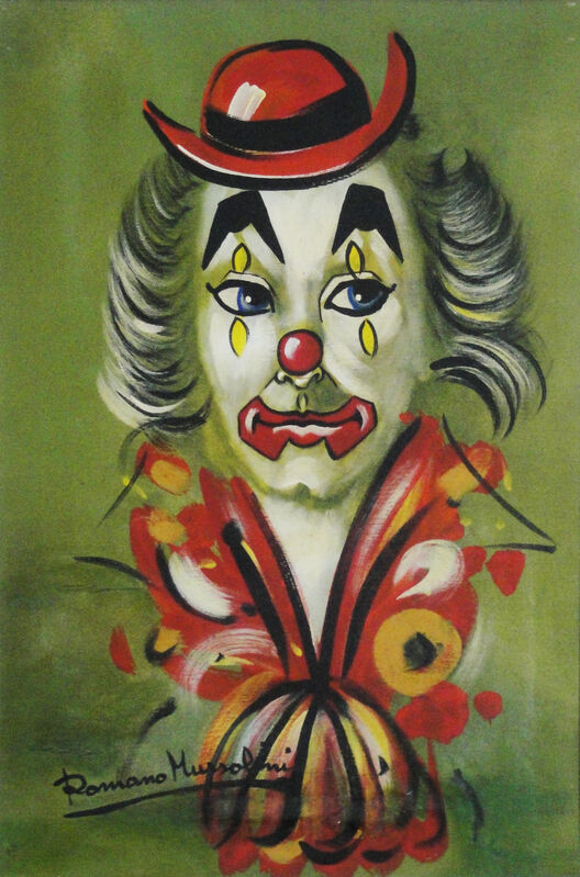 Romano Mussolini Clown Pagliaccio 1978 Artsy Romano Mussolini Clown Pagliaccio 1978 Artsy