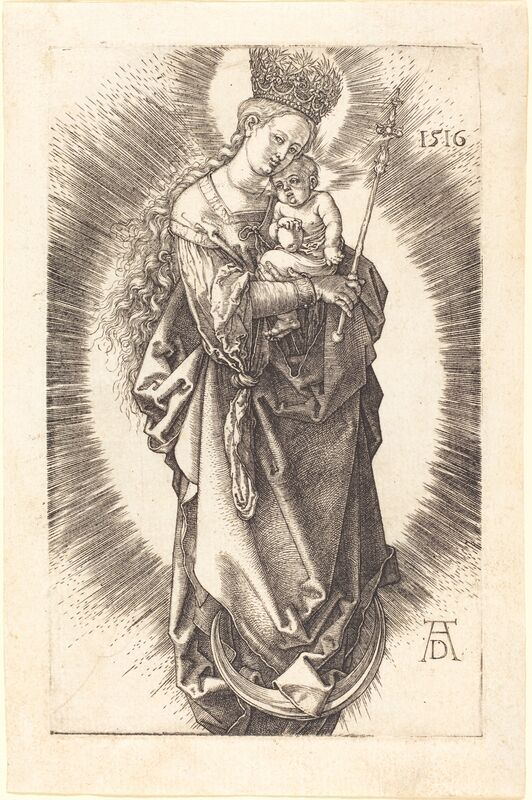 Albrecht Durer Virgin and Child with Saint Anne/ Stretched or Rolled