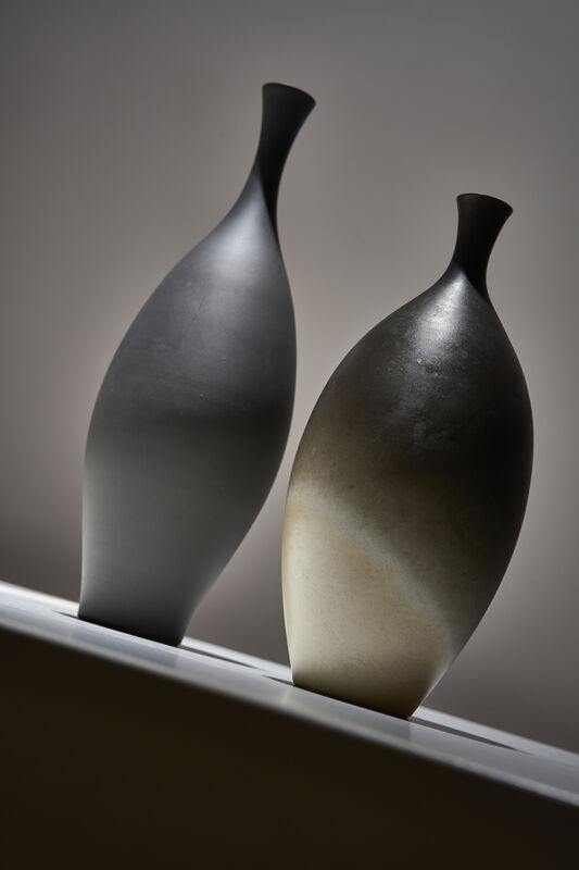 Kiyoko Morioka Flower Vase Silver Crystal 鶴首花器 銀結晶 Available For Sale Artsy Kiyoko Morioka Flower Vase Silver Crystal 鶴首花器 銀結晶 Available For Sale Artsy