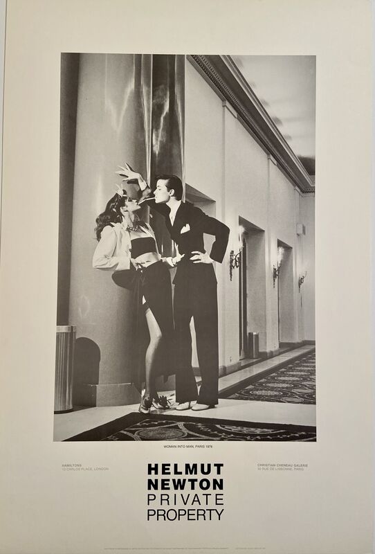 Helmut Newton Black Frame High Quality Paper Vintage Art Print Poster & Print
