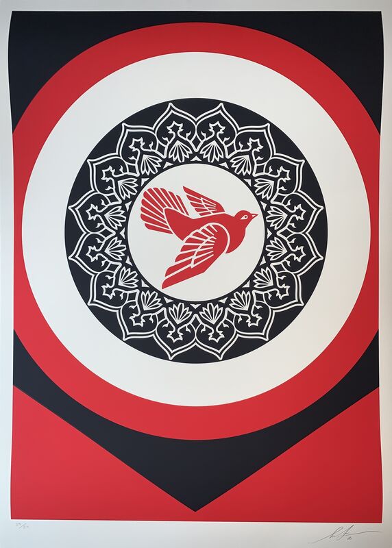Shepard Fairey Rise From The Ashes Red Available For Sale Artsy Shepard Fairey Rise From The Ashes Red Available For Sale Artsy
