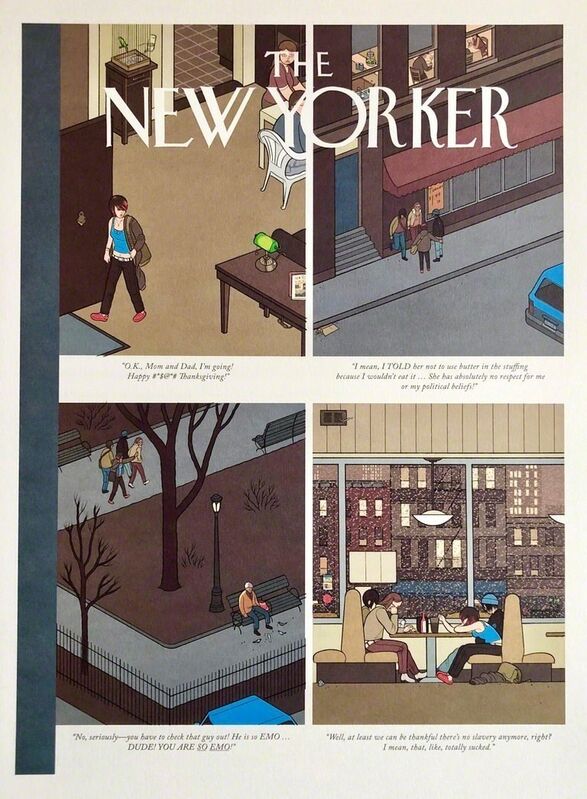 Chris Ware Chris Ware New Yorker Cartoonist Limited Edition Thanksgiving Print Nyc 00 09 Available For Sale Artsy Chris Ware Chris Ware New Yorker Cartoonist Limited Edition Thanksgiving Print Nyc 00 09 Available For Sale Artsy