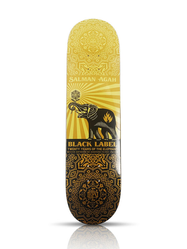 Shepard Fairey | 'Peace Elephant' Skateboard Deck (2008) | Available for  Sale | Artsy