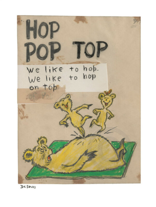 Dr Seuss Dr Seuss Hop Pop Top Available For Sale Artsy Dr Seuss Dr Seuss Hop Pop Top Available For Sale Artsy