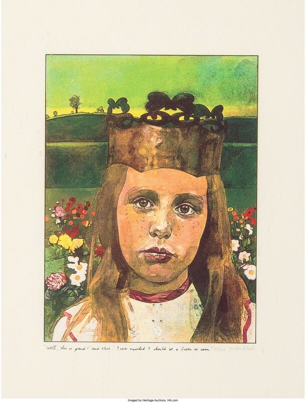 Peter Blake Alice In Wonderland 1970 Artsy Peter Blake Alice In Wonderland 1970 Artsy