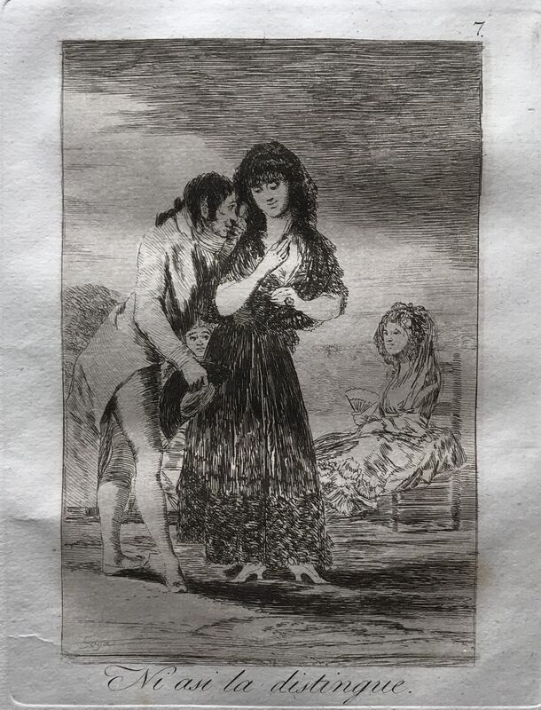Francisco De Goya Even Thus He Cannot Make Her Out Ni Asi La Distingue 1799 Artsy Francisco De Goya Even Thus He Cannot Make Her Out Ni Asi La Distingue 1799 Artsy