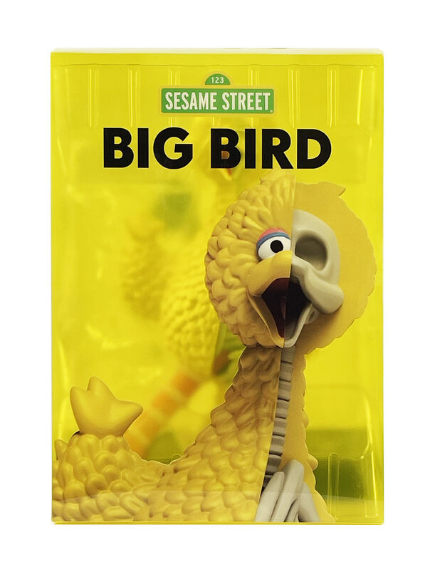 Mighty Jaxx XX Ray Plus 10" Sesame Street Big Bird PVC Art Figure Design Toy 