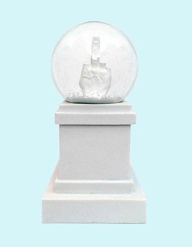 Maurizio Cattelan Seletti L O V E Snow Globe 14 Artsy Maurizio Cattelan Seletti L O V E Snow Globe 14 Artsy