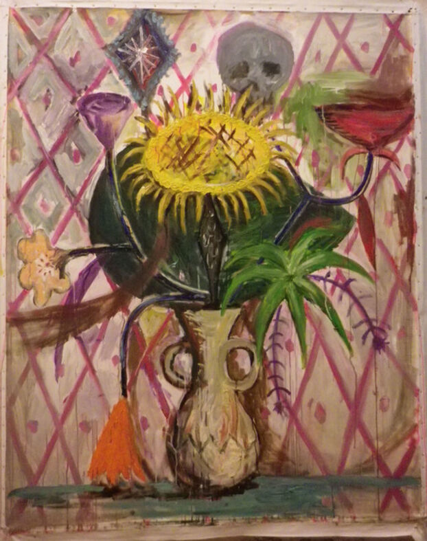 Manuel Ocampo Smelly Fowers From The Series Following The