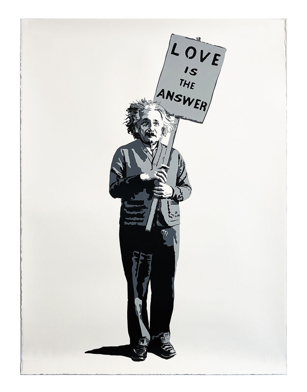 Mr Brainwash Love Is The Answer Einstein 08 Artsy Mr Brainwash Love Is The Answer Einstein 08 Artsy