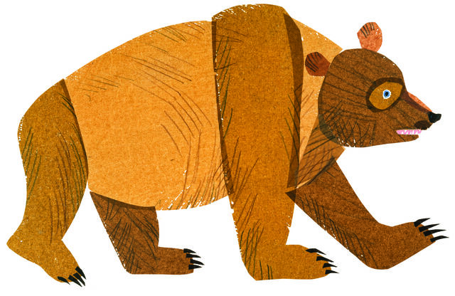 Eric Carle Illustration From Brown Bear Brown Bear What Do You See 1983 Artsy