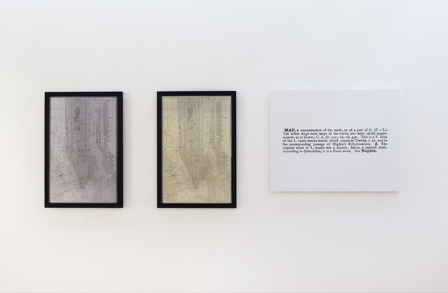 Joseph Kosuth Map One And Three Ety Eng 1965 Available For Sale Artsy