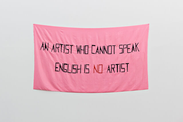 Mladen Stilinovic An Artist Who Cannot Speak English Is No Artist Artsy Mladen Stilinovic An Artist Who Cannot Speak English Is No Artist Artsy