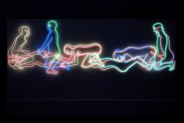 Bruce Nauman | Seven Figures (1985) | Artsy