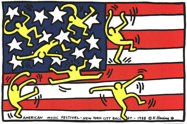 Keith Haring American Festival New York City Ballet 1988 Available For Sale Artsy