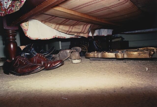 William Eggleston | Untitled (Shoes under Bed) | Artsy