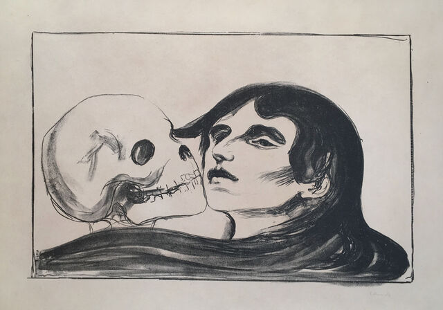 Edvard Munch Todeskuss The Kiss Of Death 19 Available For Sale Artsy