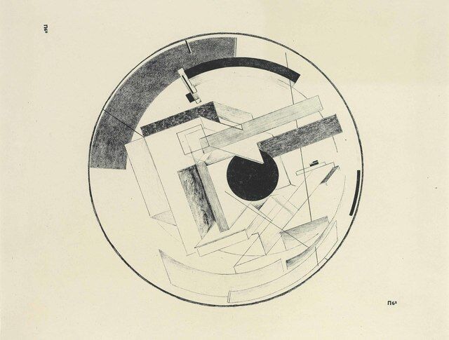 Kunstkarte El Lissitzky Proun G 7 