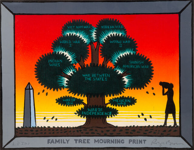 Roger Brown Family Tree Mourning Print (1987) Artsy