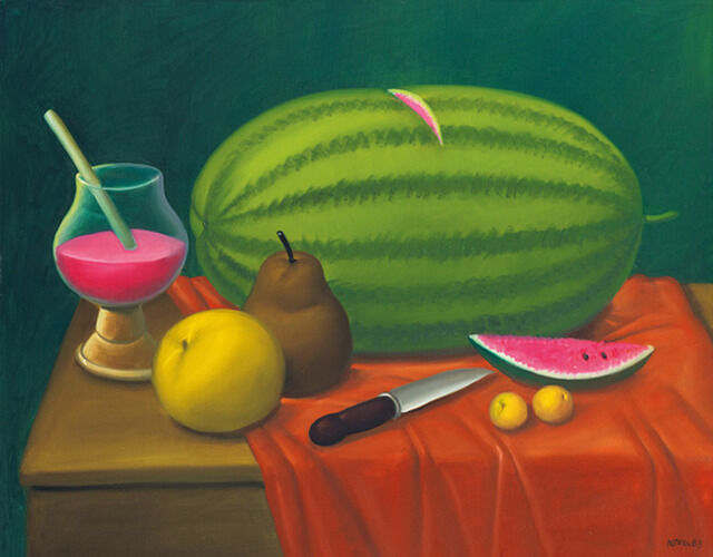 Fernando Botero | Still Life With Fruits (2003) | Available for ...