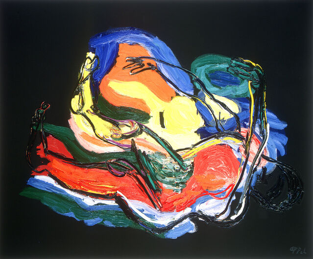 Karel Appel L Homme Dans L Espace 1990 Available For