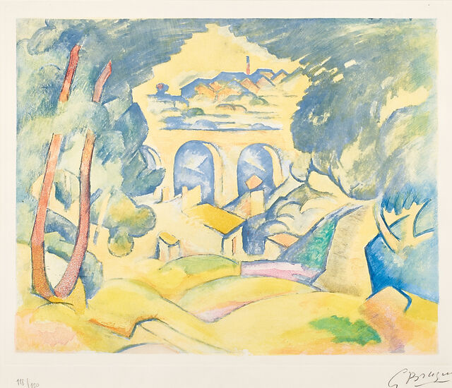 Braque Le Viaduc de L'Estaque (ca. 1950) Artsy