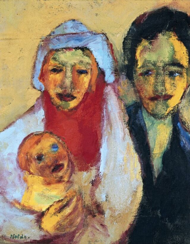 Emil Nolde Junge Familie Young Family 1949 Available For Sale Artsy