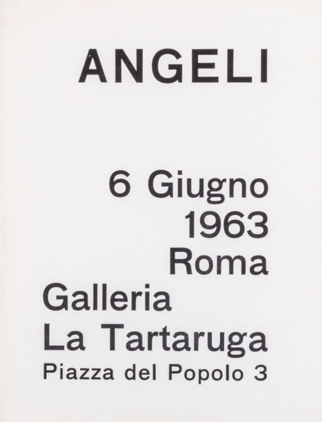 Franco Angeli | Angeli (1963) | Artsy