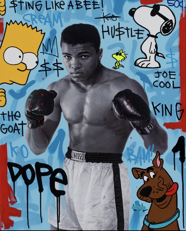 Zemog Sting Like A Bee Muhammad Ali 22 Available For Sale Artsy Zemog Sting Like A Bee Muhammad Ali 22 Available For Sale Artsy