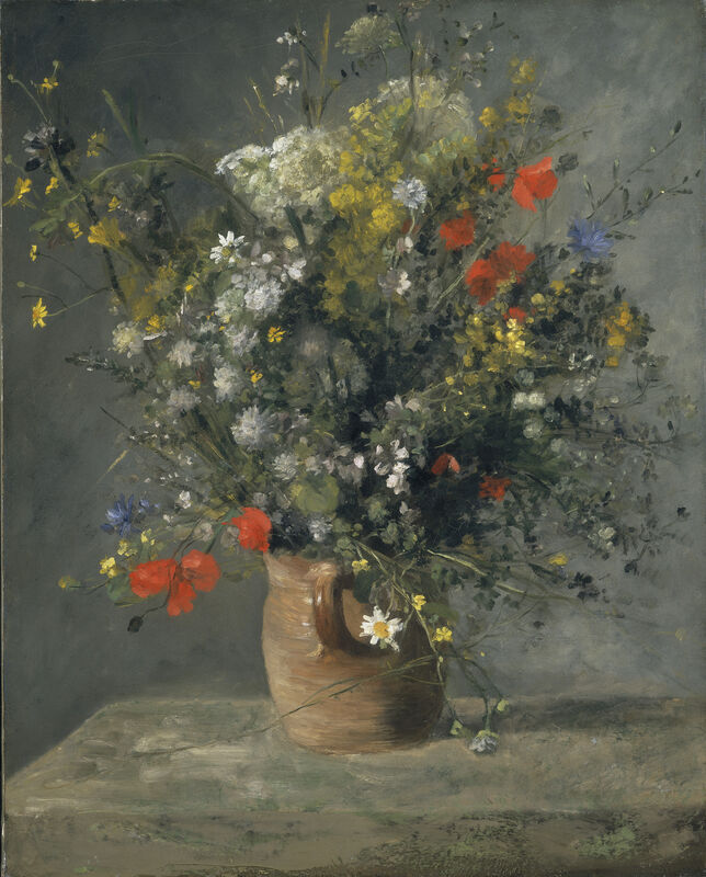 Bouquet of Spring Flowers by Auguste Renoir Vase Bloom 8x10 Print Picture 1708 