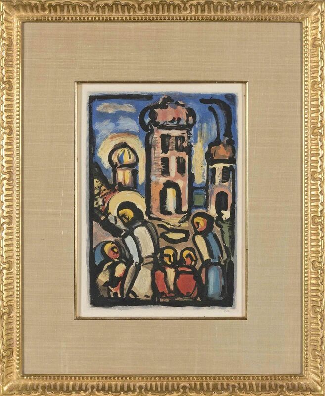 Georges Rouault Christ Et Les Enfants C R 262 1935 Artsy Georges Rouault Christ Et Les Enfants C R 262 1935 Artsy