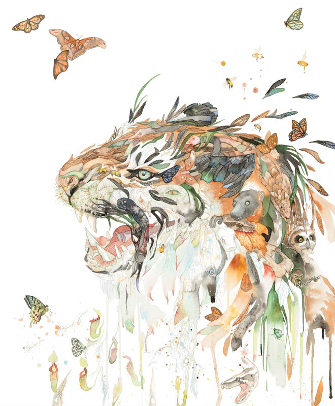 Laura Ball Tiger Creature Caspian Cr 2020 Artsy