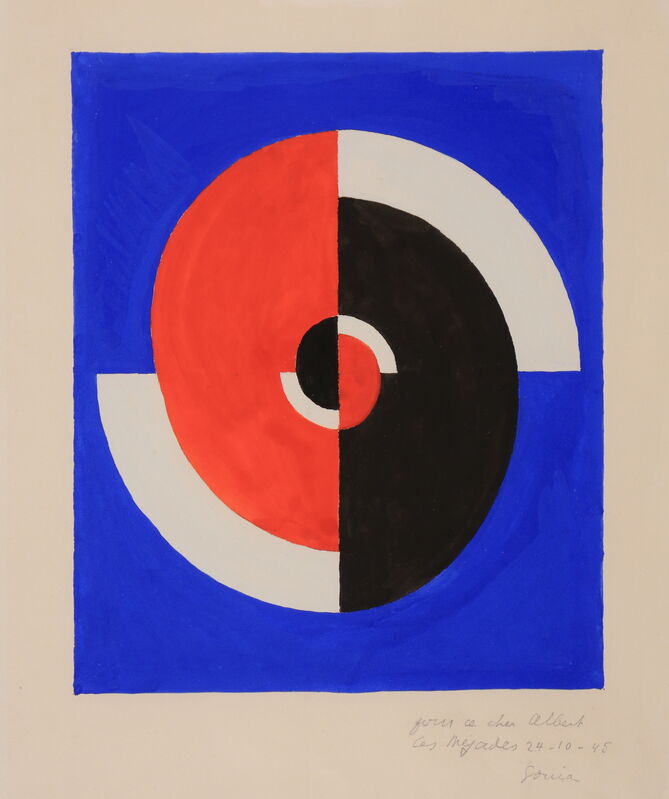 Sonia Delaunay Rythme Rouge Et Noir 1945 Artsy Sonia Delaunay Rythme Rouge Et Noir 1945 Artsy