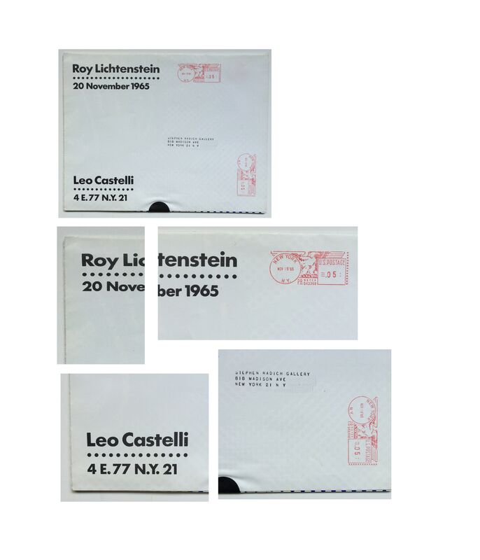 ROY LICHTENSTEIN POSTER " SAILBOATS " 1963 LEO CASTELLI POPART ORIGINAL PLAKAT 