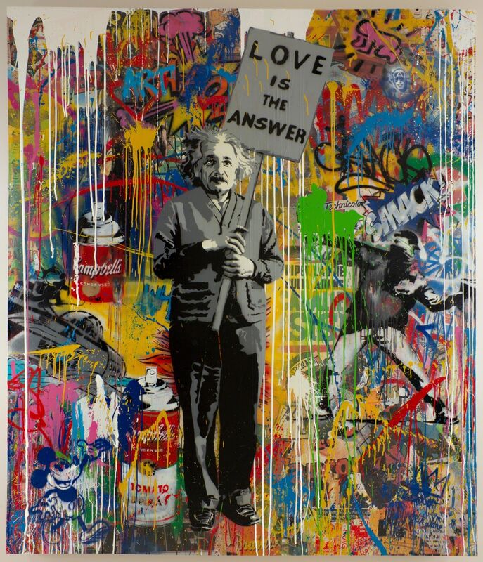 Mr Brainwash Einstein Love Is The Answer N D Artsy Mr Brainwash Einstein Love Is The Answer N D Artsy