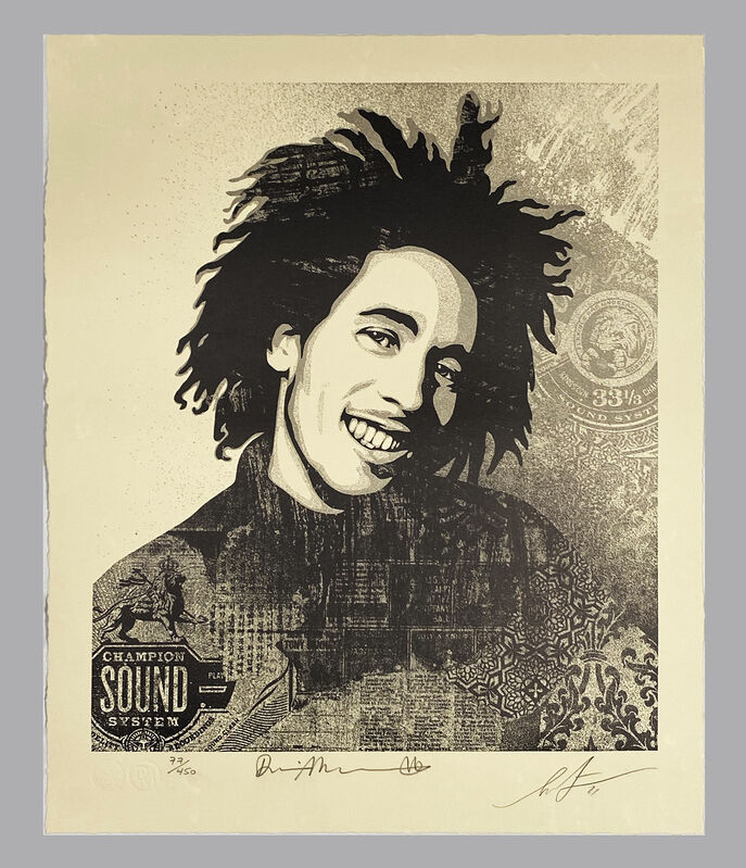 Shepard Fairey Bob Marley 40th Lively Up Yourself 21 Artsy Shepard Fairey Bob Marley 40th Lively Up Yourself 21 Artsy