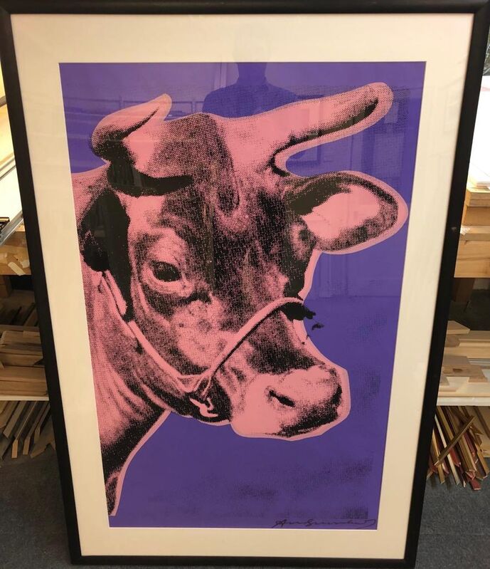 Andy Warhol Cow Wallpaper Rare Signed F S Ii 12a 1976 Available For Sale Artsy Andy Warhol Cow Wallpaper Rare Signed F S Ii 12a 1976 Available For Sale Artsy