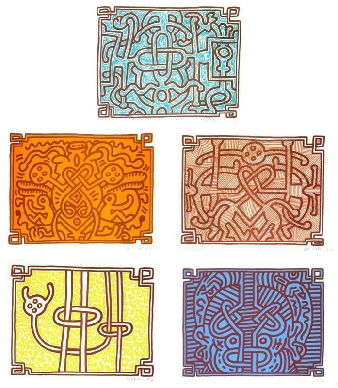 keith haring chocolate buddha 1989 artsy