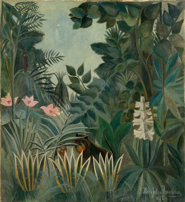 Henri Rousseau The Equatorial Jungle 1909 Artsy