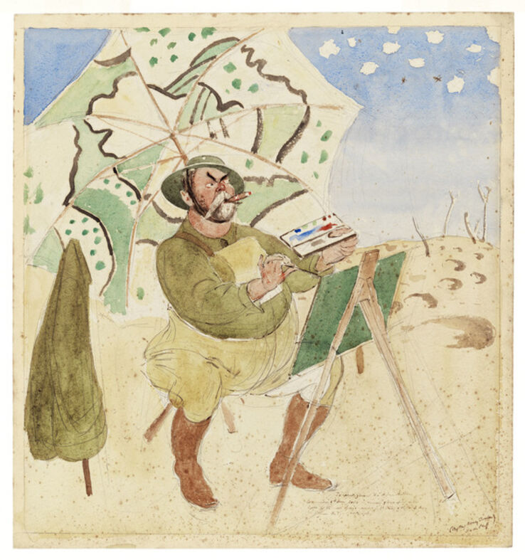 Henry Tonks John Singer Sargent Painting 1918 Artsy
