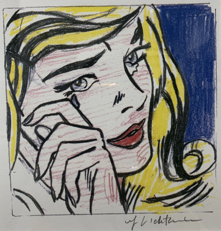 Roy Lichtenstein Study For Crying Girl 1964 Artsy Roy Lichtenstein Study For Crying Girl 1964 Artsy