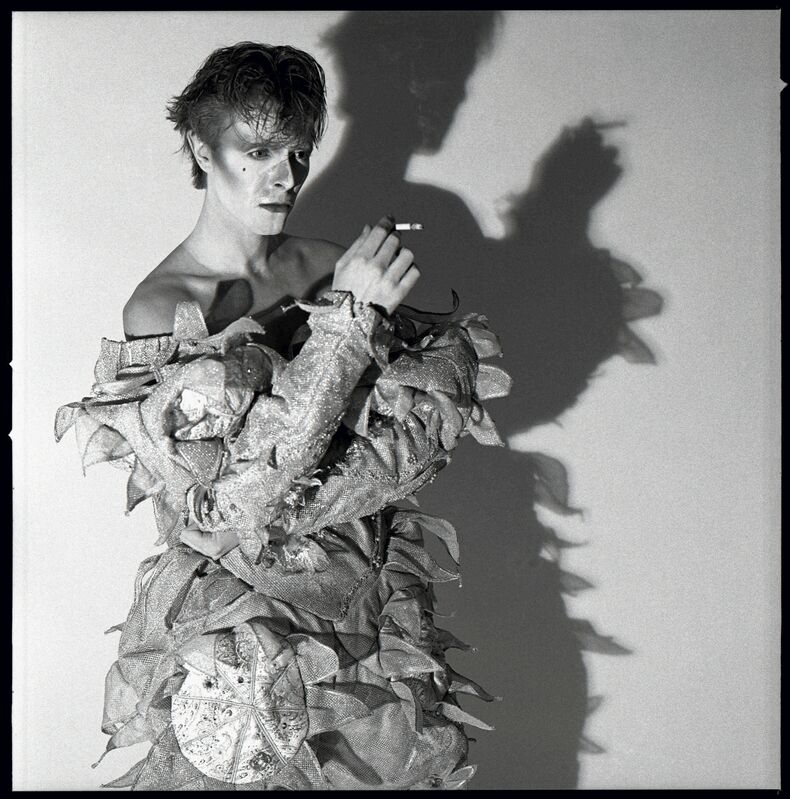 Brian Duffy | David Bowie: Scary Monsters (&amp; Super Creeps), Smoking with Shadow (1980) | Available for Sale | Artsy