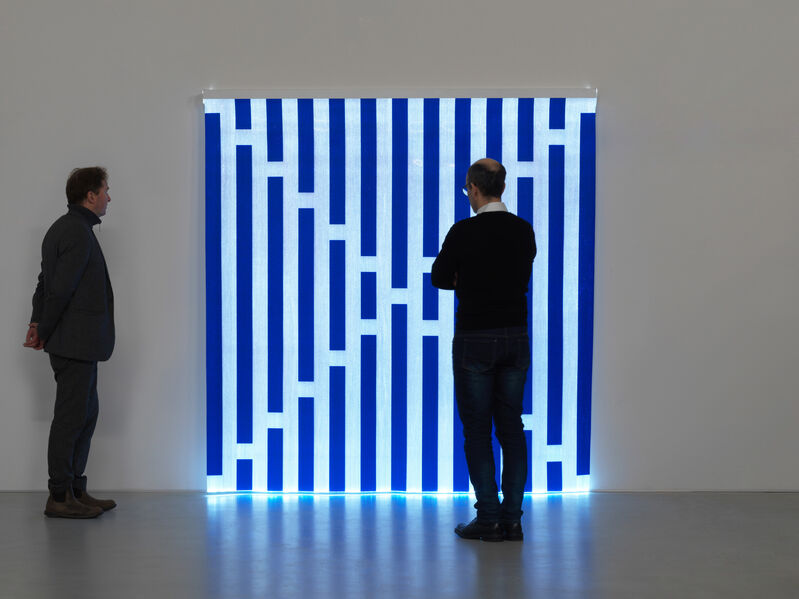 Daniel Buren Fibres Optiques Bleu Fonce J2 13 Available For Sale Artsy Daniel Buren Fibres Optiques Bleu Fonce J2 13 Available For Sale Artsy